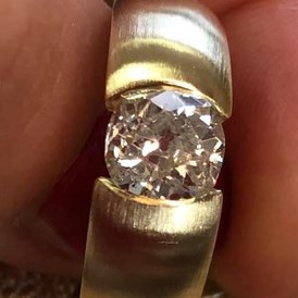Diamant Ring in Gelbgold 750